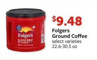 Fareway Folgers Ground Coffee offer