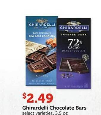 Fareway Ghirardelli Chocolate Bars offer