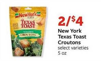 Fareway New York Texas Toast Croutons offer