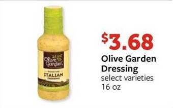 Fareway Olive Garden Dressing offer
