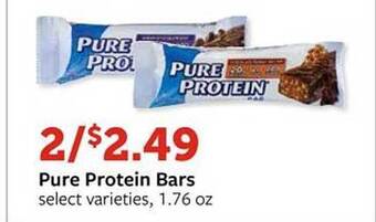 Fareway Pure Protein Bars offer