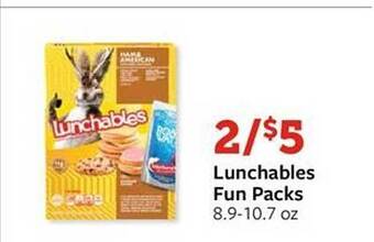 Fareway Lunchables Fun Packs offer