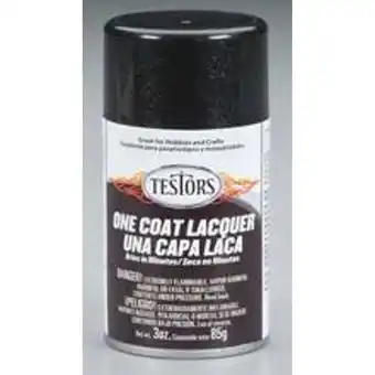 Theisen's Testors aerosol lacquer paint, blazing black - 3 oz offer