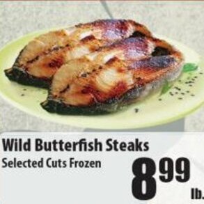 Wild Butterfish Steaks