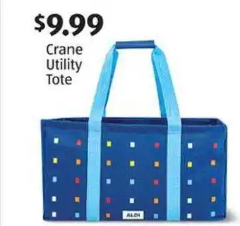 Aldi Crane Utility Tote offer