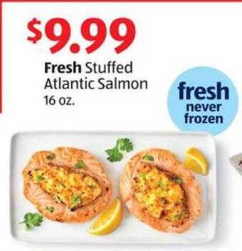 Aldi Fresh Stuffed Atlantic Salmon offer