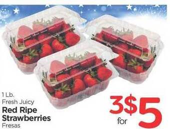 Edwards Food Giant Red Ripe Strawberries offer