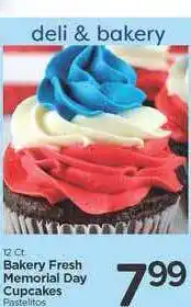 Edwards Food Giant Bakery Fresh Memorial Day Cupcakes offer