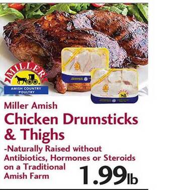 Sunset Foods Miller Amish Chicken Drumsticks & Thighs offer