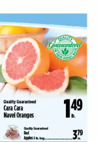 KTA Super Stores Quality Guaranteed Cara Cara Navel Oranges , Red Apples offer