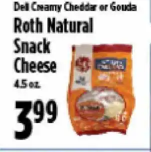 KTA Super Stores Roth Natural Snack Cheese offer