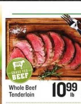 Lowes Foods Whole Beef Tenderloin offer
