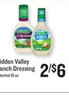 Lowes Foods Hidden Valley Ranch Dressing offer