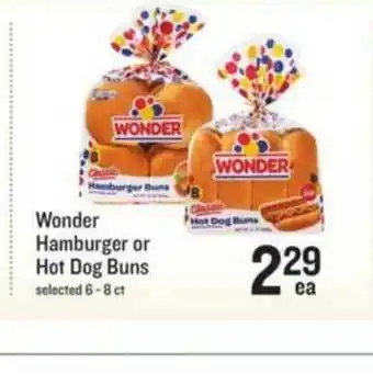 Lowes Foods Wonder Hamburger Or Hot Dog Buns offer