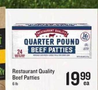 Lowes Foods Restaurant Quality Beef Patties offer