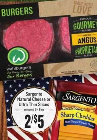 Lowes Foods Sargento Natural Cheese Or Ultra Thin Slices offer