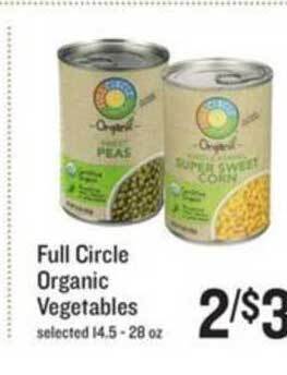 Lowes Foods Full Circle Organic Vegetables offer