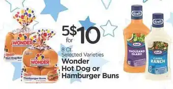 Edwards Food Giant Wonder Hot Dog Or Hamburger Buns offer