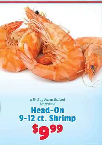 The Markets Head-on 9-12 Ct, Shrimp offer