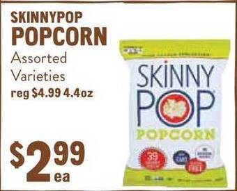 New Seasons Market Skinnypop Popcorn offer