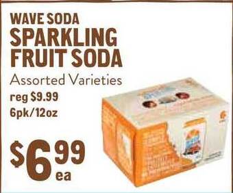 New Seasons Market Wave Soda Sparkling Fruit Soda offer