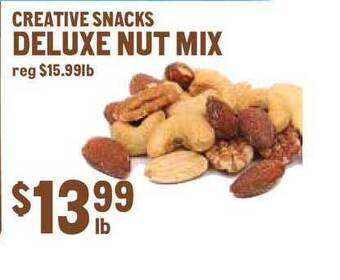 New Seasons Market Creative Snacks Deluxe Nut Mix offer