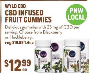 New Seasons Market Wyld CBD CBD Infused Fruit Gummies offer
