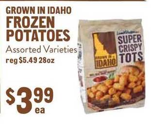 New Seasons Market Grown In Idaho Frozen Potatoes offer