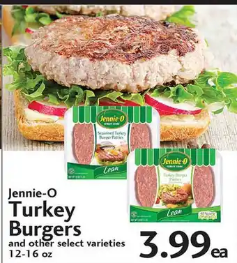 Sunset Foods Jennie-O Turkey Burgers offer
