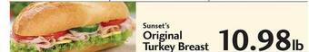 Sunset Foods Sunset's Original Turkey Breast offer