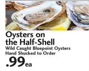 Sunset Foods Oysters On The Half-shell offer