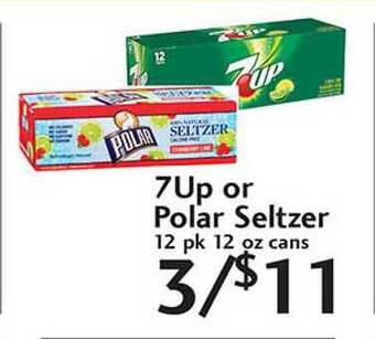 Sunset Foods 7up Or Polar Seltzer offer