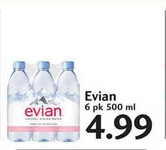 Sunset Foods Evian offer