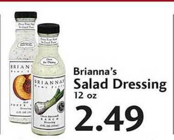 Sunset Foods Brianna's Salad Dressing offer