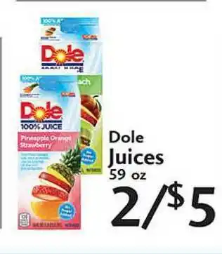 Sunset Foods Dole Juices offer