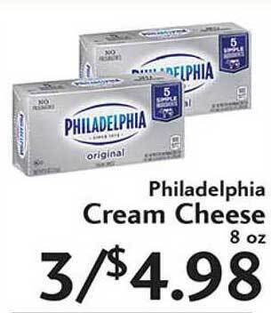 Sunset Foods Philadelphia Cream Cheese offer