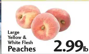 Sunset Foods Large Yellow & White Flesh Peaches offer
