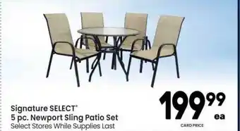 Tom Thumb Signature Select 5 Pc. Newport Sling Patio Set offer