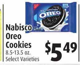 Gristedes Nabisco Oreo Cookies offer