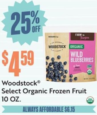 Natural Grocers Woodstock Select Organic Frozen Fruit 10 oz. offer