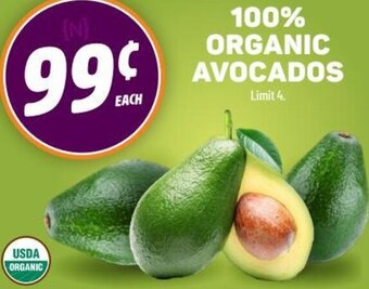 Natural Grocers 100% Organic Avocados offer