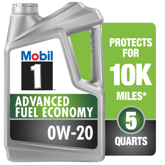 Walmart Mobil 1 Advanced Fuel Economy Full Synthetic Motor Oil 0W-20, 5 Quart offer