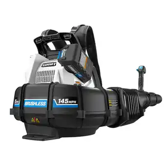 Walmart HART 40-Volt Cordless Brushless Backpack Blower Kit (1) 5.0Ah Lithium-Ion Battery offer