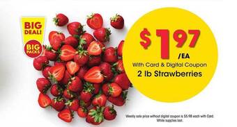 Kroger 2 Lb Strawberries offer