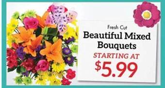 Meijer Beautiful Mixed Bouquets offer