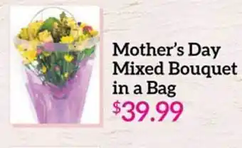 Meijer Mother's Day Mixed Bouquet In A Bag offer