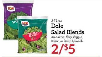 Meijer Dole Salad Blends offer