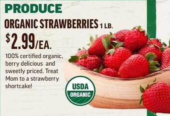 Central Market Organic Strawberries offer