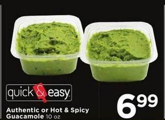 Cub Foods Authentic Or Hot & Spicy Guacamole offer