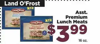 Food Town Store Asst. Premium Lunch Meats offer